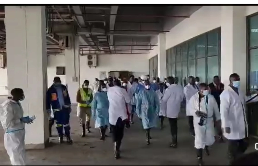 Zambia converts national stadium to cholera treatment centre